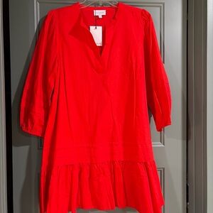Sugarlips reddish orange dress NWT
